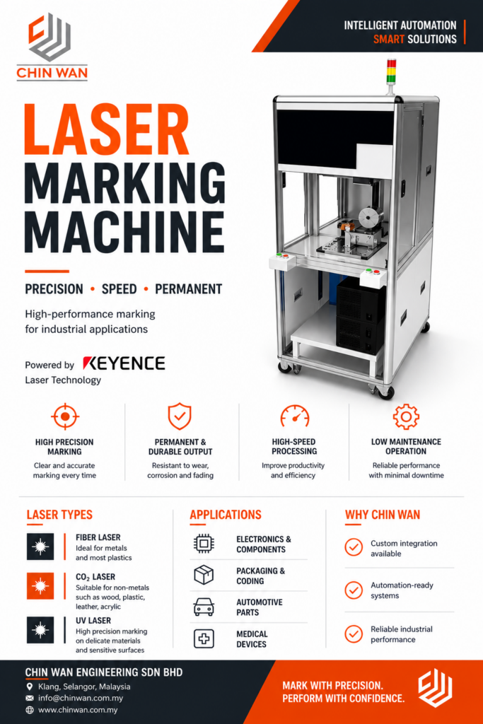 Laser Marking fully auto system laser marking keyence